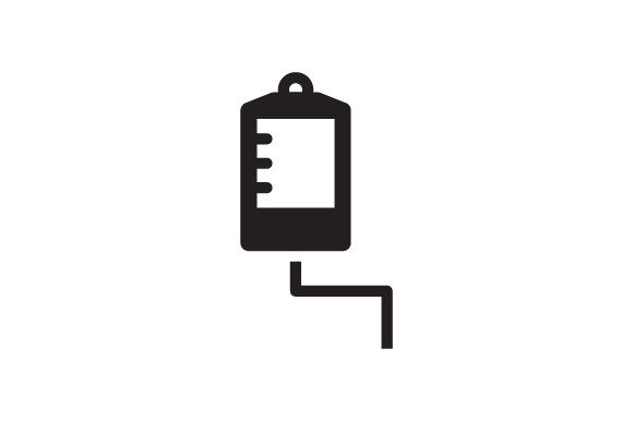 Infusion Icon - Medical Saline Icon Graphics and Icons