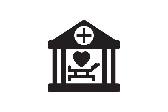Medical Support ICU Room Icon - Graphics and Icons