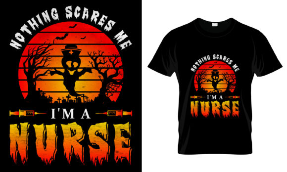 Nurse Halloween T-Shirt Design Graphics