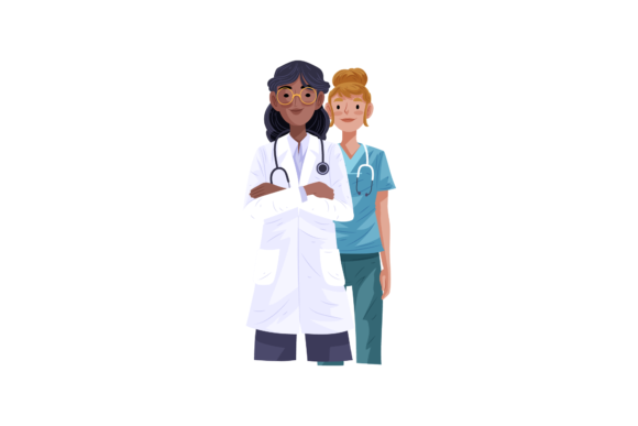 Nurse Service: Graphic Design Asset for Editorial Use
