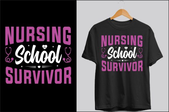 Nurse T-Shirt Design: Graphics for Print Templates
