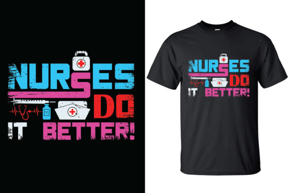 Nurse - T Shirt Graphics and T-Shirt Designs